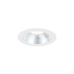 Sylvania LED Downlight Insaver Slim 150 Aluminium Weiß 9.5W 1150lm 70D - 830 Warmweiß | Ausschnitt 150mm - IP44 
