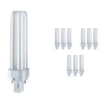 Mehrfachpackung 10x Osram Dulux D 18W 827 | Extra Warmweiß - 2-Pins