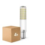 Mehrfachpackung 4x Ledvance Special T Slim LED B15d Röhre one-handed Klar 8W 1055lm - 827 Extra Warmweiß | Dimmbar - Ersatz Für 75W
