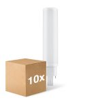 Mehrfachpackung 10x Ledvance Dulux-D LED 10W - 830 Warmweiß | Ersatz Für 26W