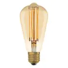 Ledvance Vintage 1906 LED E27 Birne Gold 8.8W 806lm - 822 Extra Warmweiß | Dimmbar - Ersatz für 60W